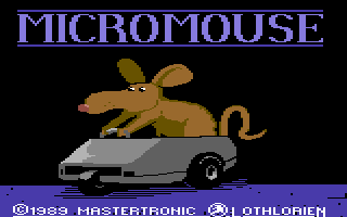 Micro Mouse (Commodore 64) screenshot: Loading Screen
