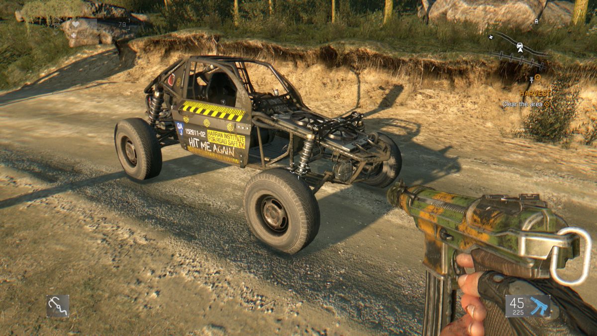 Dying Light: Enhanced Edition - The Following (Windows) screenshot: Yes, you get to drive this vehicle.