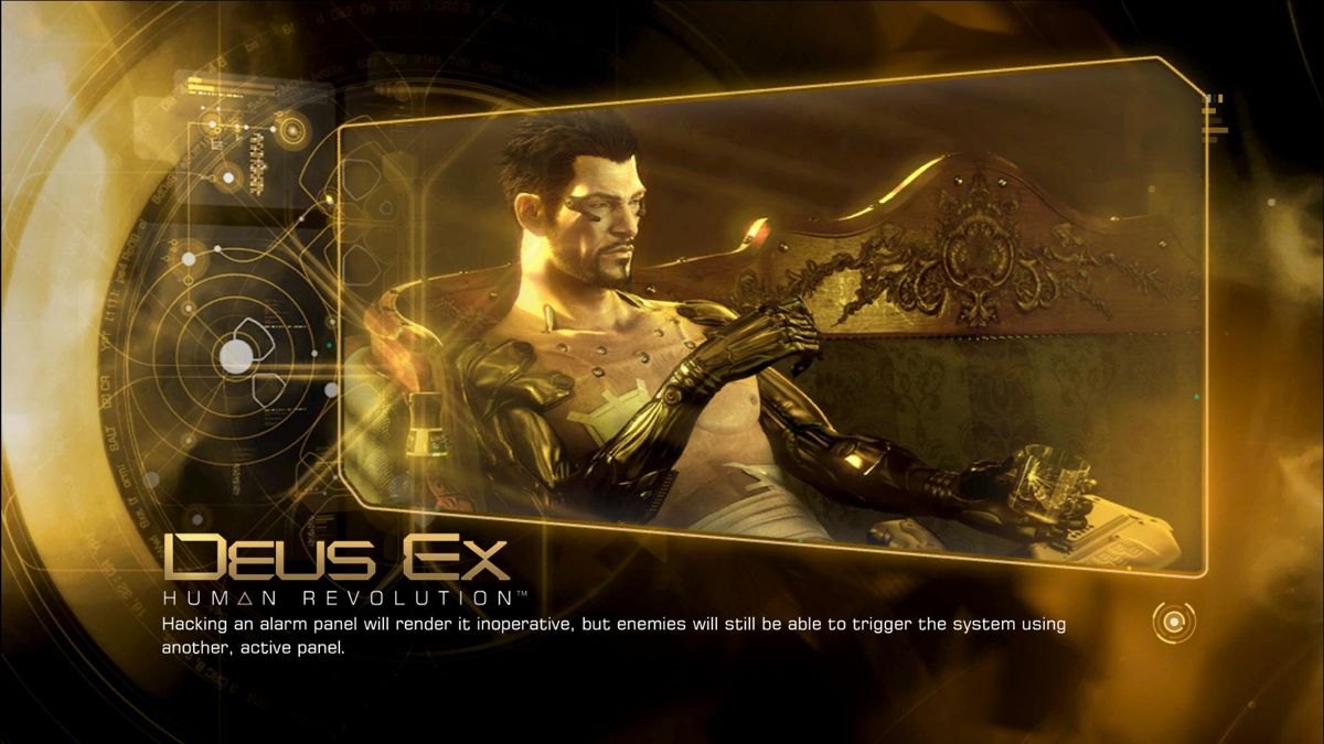 Deus Ex: Human Revolution (Windows) screenshot: Loading Screen