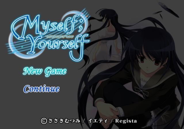 Myself; Yourself (PlayStation 2) screenshot: Main menu