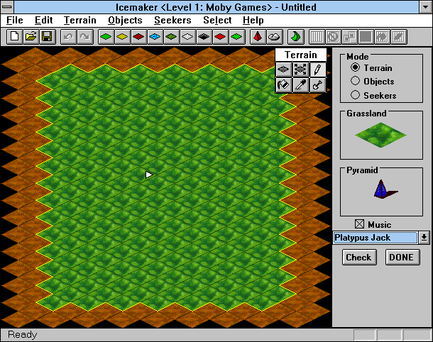Icebreaker (Windows) screenshot: Icemaker, starting a new level.