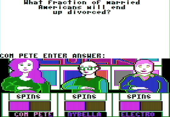 Screenshot of Press Your Luck (Apple II, 1988) - MobyGames