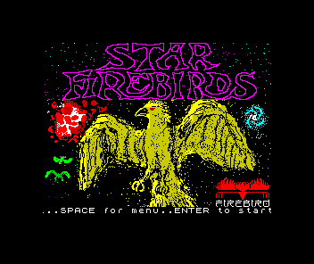 Star Firebirds (ZX Spectrum) screenshot: Loading picture