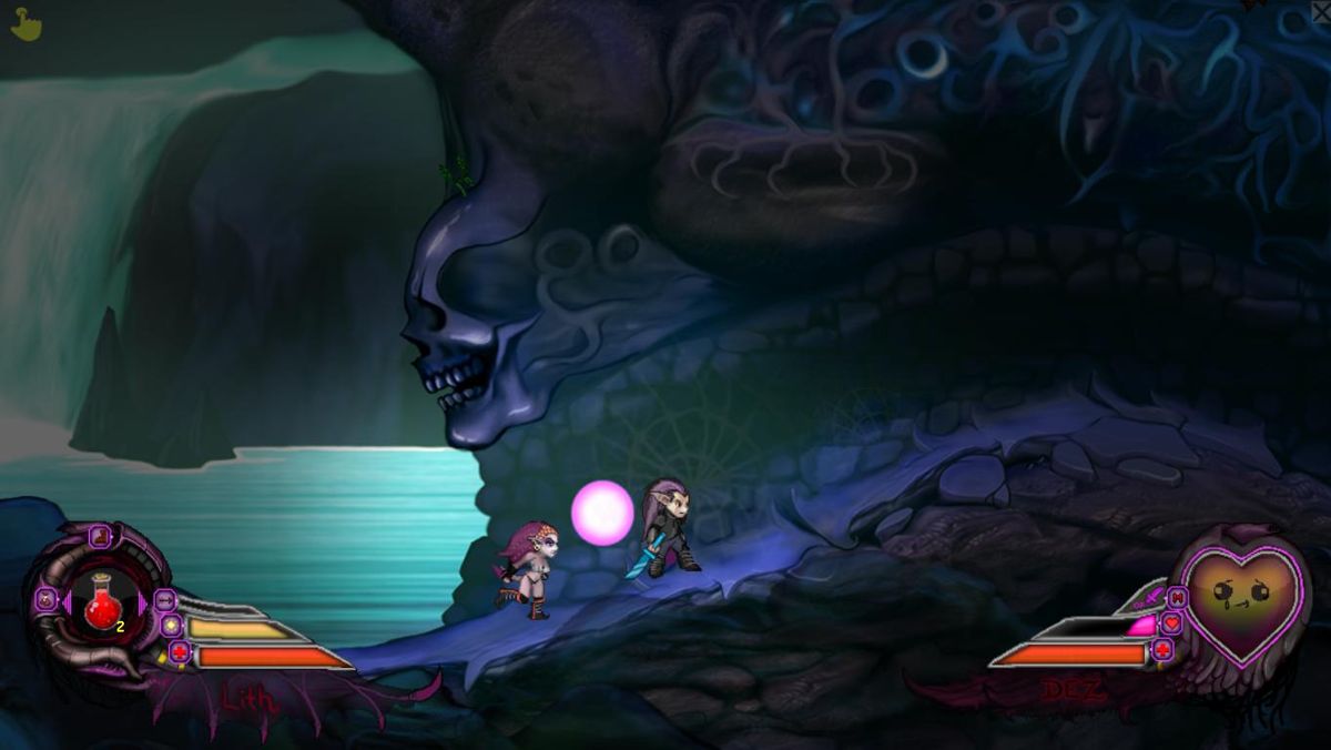 Luna: Shattered Hearts - Episode 1 (Windows) screenshot: Giant skull