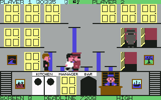Stringer (Commodore 64) screenshot: Screen 8