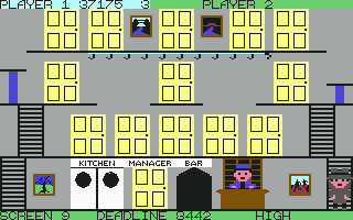 Stringer (Commodore 64) screenshot: Screen 9