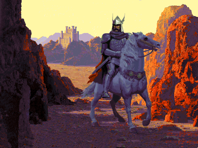 Fantasy General (DOS) screenshot: Knight Marshal Calis, thou art triumphant!