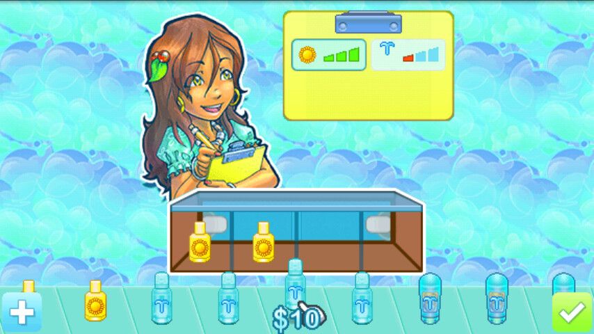 Sally's Spa (Android) screenshot: Buying products for selling at the spa