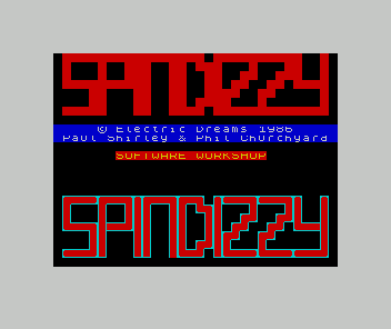Spindizzy (ZX Spectrum) screenshot: Loading screen