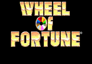 Wheel of Fortune (Genesis) screenshot: Title screen