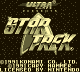 Star Trek: 25th Anniversary (Game Boy) screenshot: Title Screen