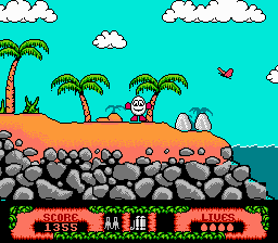 The Fantastic Adventures of Dizzy (NES) screenshot: Islands