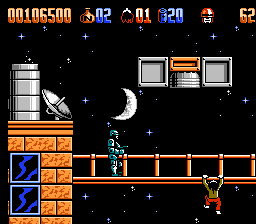 RoboCop 2 (NES) screenshot: Time to go...