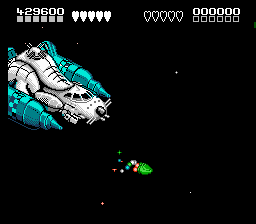 Battletoads / Double Dragon (NES) screenshot: Level 4-1