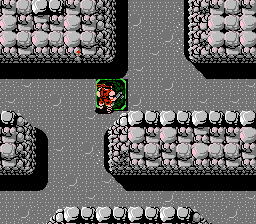 Ikari Warriors II: Victory Road (NES) screenshot: Sucked into a warp tile