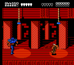 Battletoads / Double Dragon (NES) screenshot: Level 6 Boss - Shadow-boss