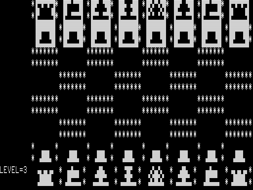Chessmate-80 (TRS-80) screenshot: Gameplay