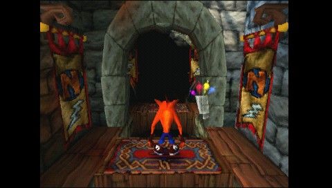 Crash Bandicoot (PSP) screenshot: Inside the castle