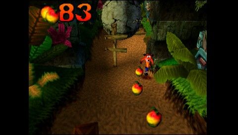 Screenshot of Crash Bandicoot (PSP, 1996) - MobyGames