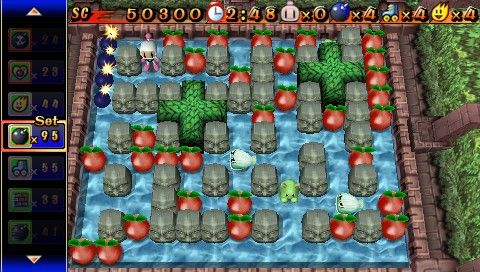 Bomberman (PSP) screenshot: Jungle world