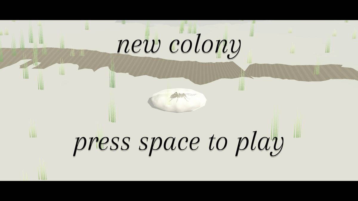 New Colony (Windows) screenshot: Title screen