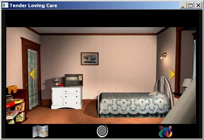 Tender Loving Care (Windows) screenshot: Jody's room (GOG version)