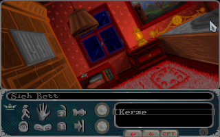 Die Sage von Nietoom (DOS) screenshot: The first room of the game
