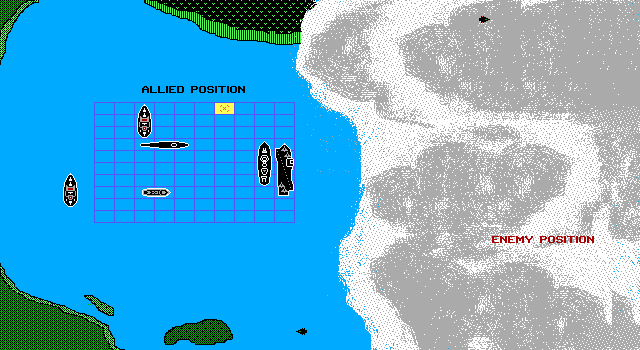 Armada (DOS) screenshot: Having the stealth fighters option enabled