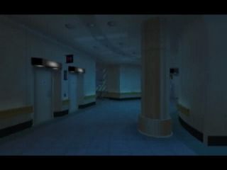 R?MJ: The Mystery Hospital (SEGA Saturn) screenshot: Exploring the first floor lobby