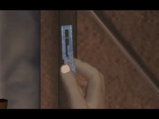 R?MJ: The Mystery Hospital (SEGA Saturn) screenshot: Found a hidden key behind the vase