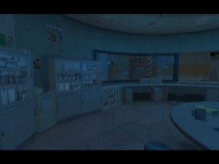 R?MJ: The Mystery Hospital (SEGA Saturn) screenshot: Entering the 3rd floor reception area