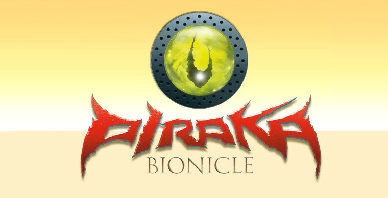 Piraka Animation 01 (Browser) screenshot: Title screen.