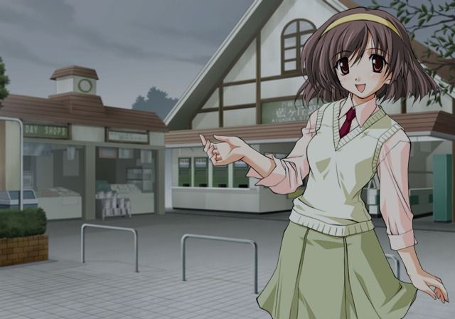 Memories Off: After Rain - Vol.3: Sotsugyō (PlayStation 2) screenshot: At the train station