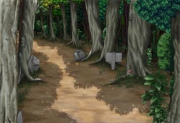 6 Inch My Darling (SEGA Saturn) screenshot: Taking a path through the woods