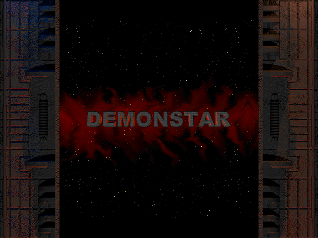 DemonStar (Windows) screenshot: Title screen (v3.25 and less)