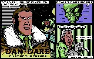 Dan Dare: Pilot of the Future (Commodore 64) screenshot: Loading screen