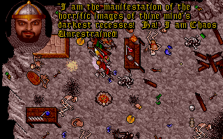 Ultima VII: Part Two - The Silver Seed (DOS) screenshot: Well someone's been smoking a little too much funny herbs.