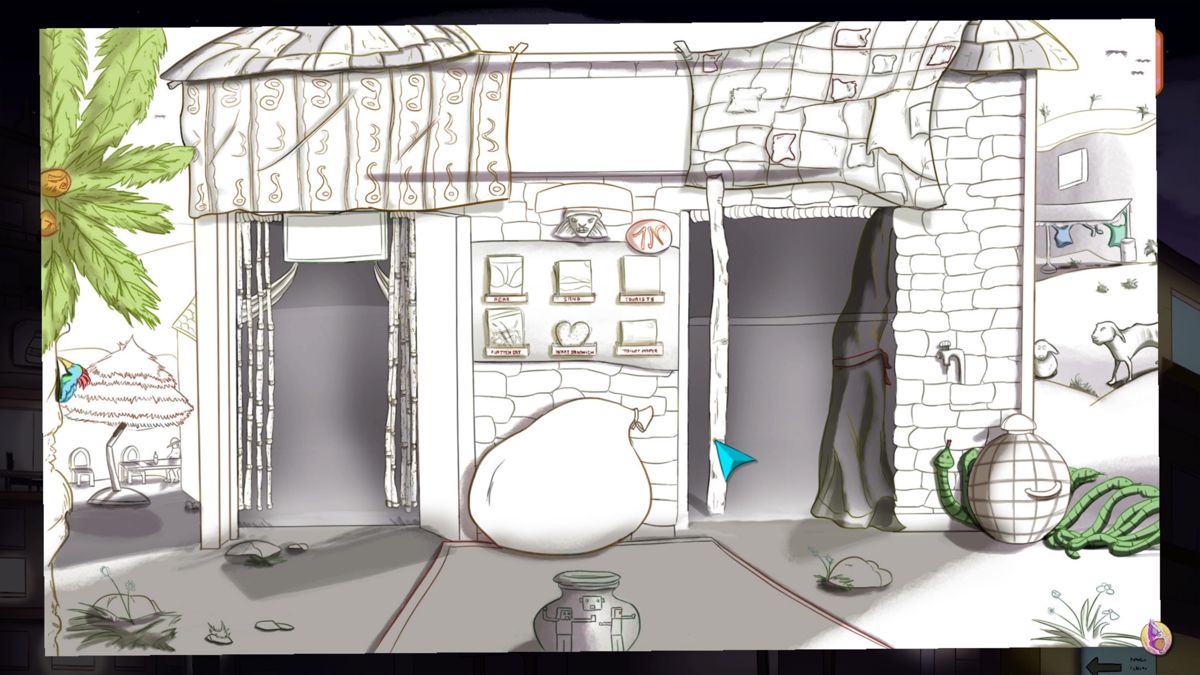 Demetrios: The Big Cynical Adventure (PlayStation 4) screenshot: Unlockable artwork