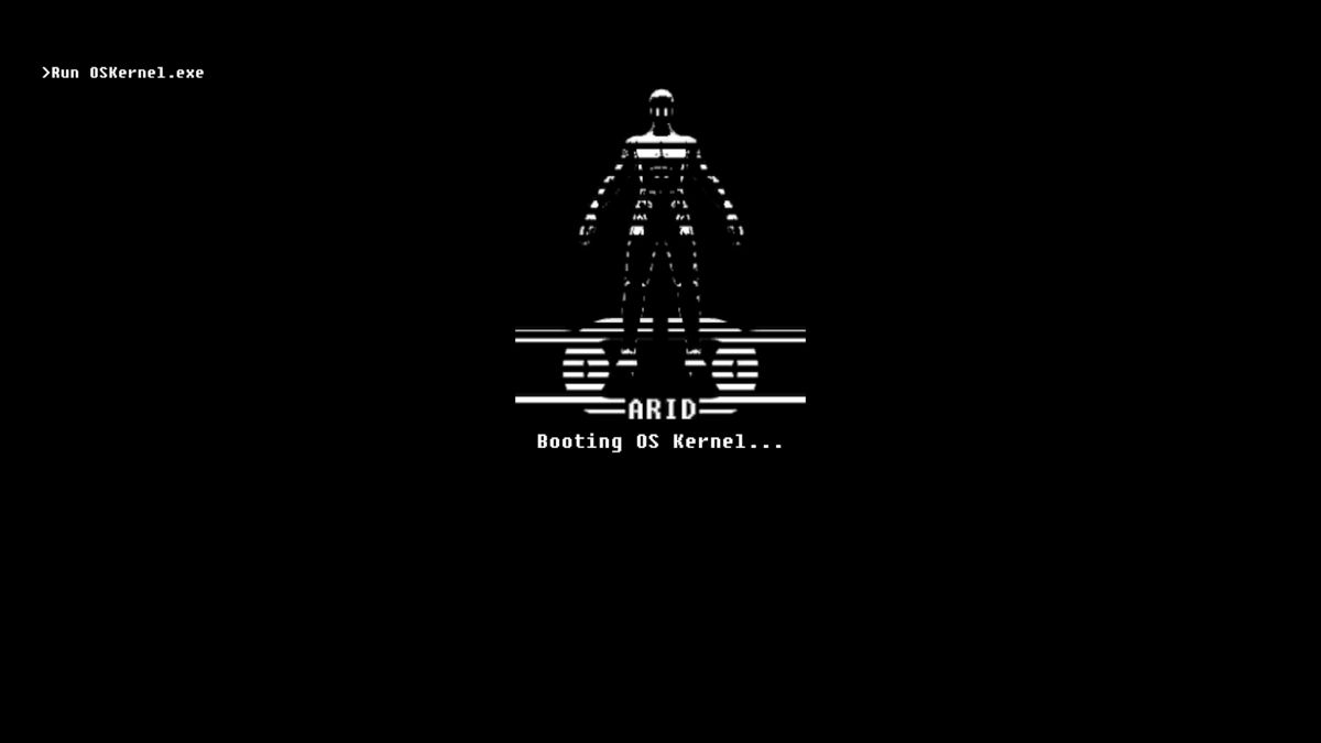The Fall (PlayStation 4) screenshot: Booting OS kernel