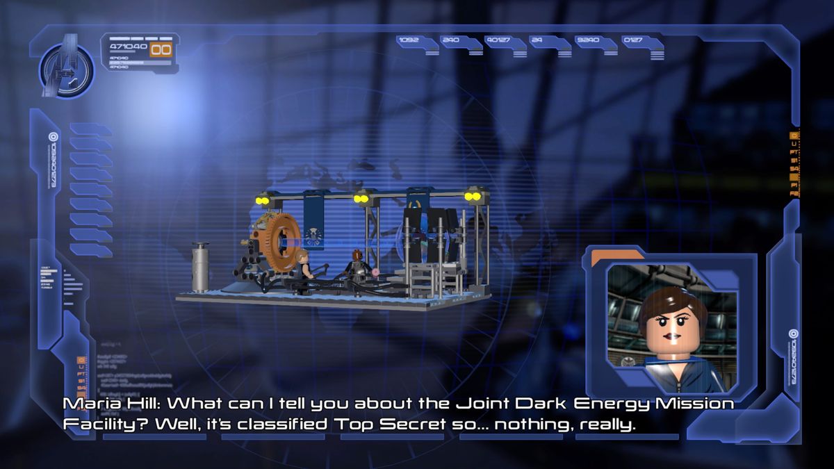 LEGO Marvel Avengers (PlayStation 4) screenshot: Mission briefing