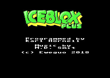 Iceblox Plus (Commodore 64) screenshot: Credits