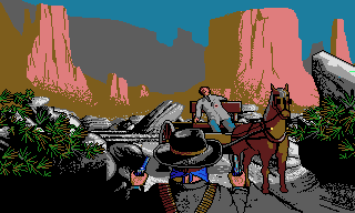 Billy the Kid (DOS) screenshot: Murder!