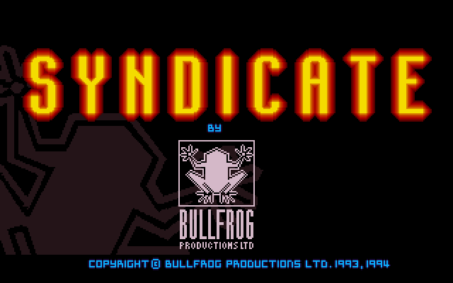 Syndicate (PC-98) screenshot: Title screen