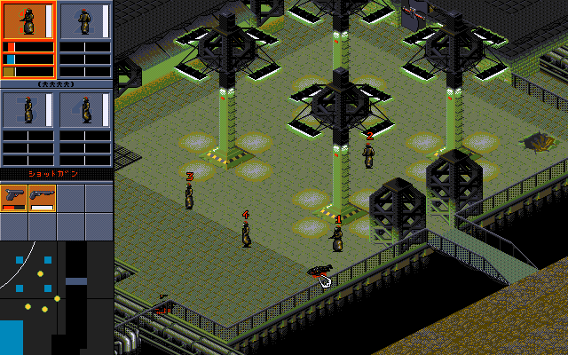 Syndicate (PC-98) screenshot: First mission