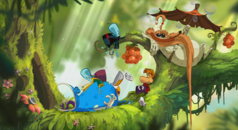 Rayman Origins (Wii) screenshot: The intro