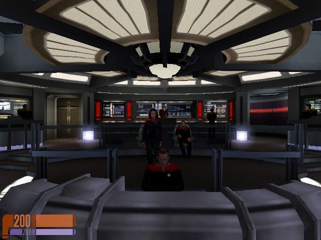 Star Trek: Voyager - Elite Force (Windows) screenshot: The Bridge