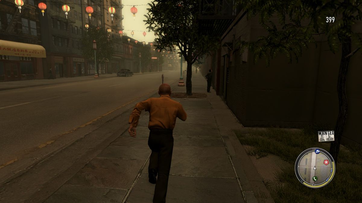 Mafia II: The Betrayal of Jimmy (Windows) screenshot: Running on the streets