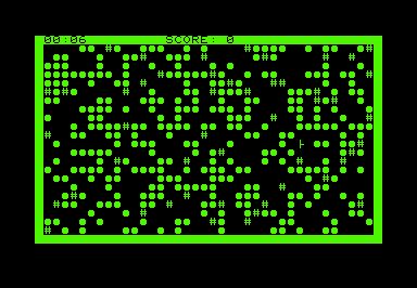 Blasto! (Commodore PET/CBM) screenshot: Game start