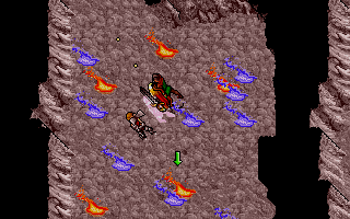 Ultima VII: Part Two - The Silver Seed (DOS) screenshot: Beware the many traps found in the dungeons.