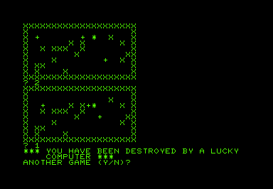 Screenshot of Chase (Commodore PET/CBM, 1976) - MobyGames